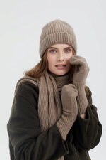 Варежки В805-29 т.бежевый