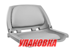 Кресло складное мягкое TRAVELER, цвет серый/серый (упаковка из 4 шт.)