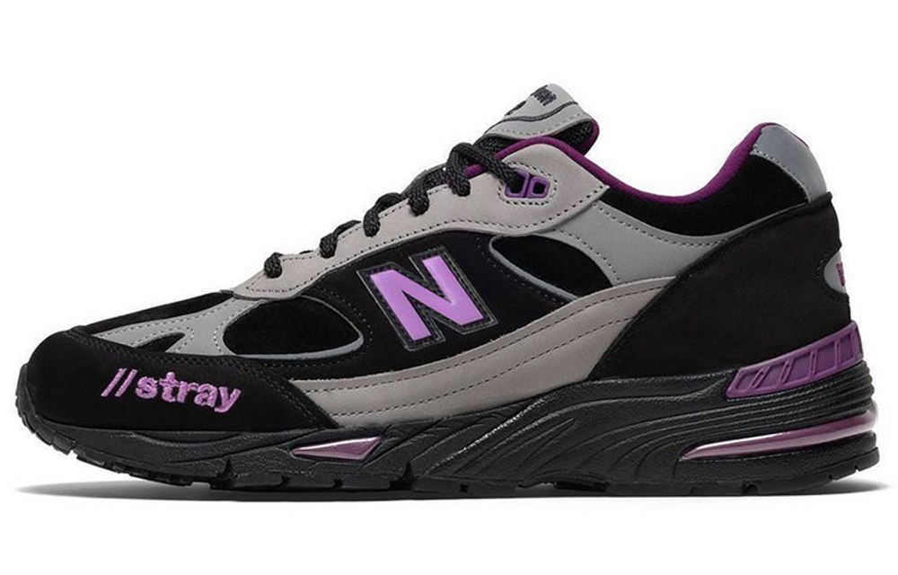 991 Stray Rats x 991 New Balance Made in England "Black Purple"
