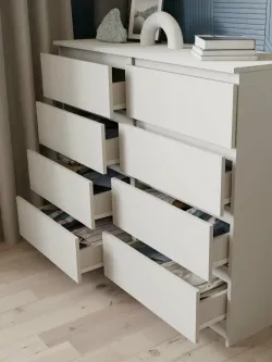 "МС Мори" Комод МК 1200.8 (Сатин), ДСВ-Мебель, г. Пенза