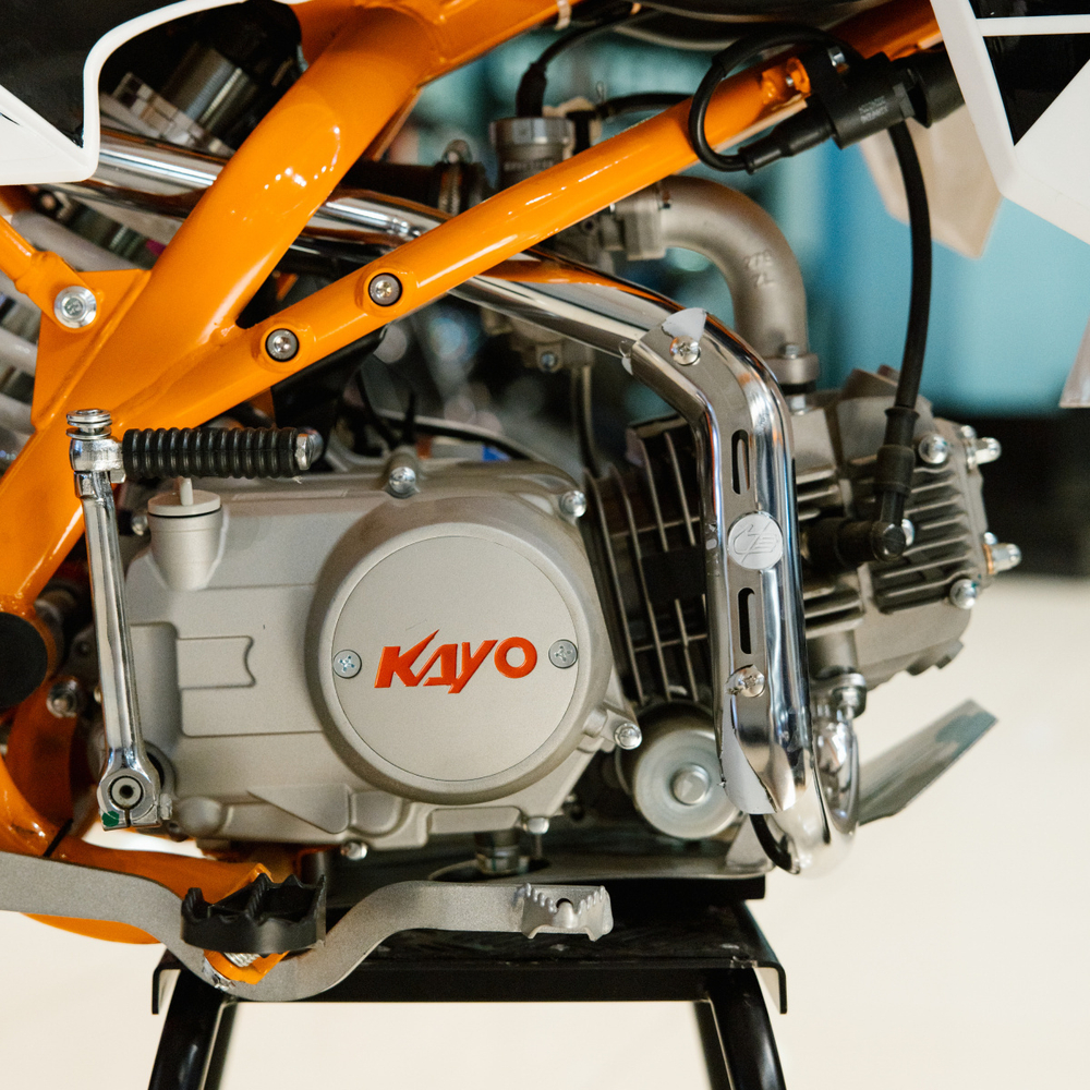 Питбайк KAYO BASIC K125EA 17/14 KRZ 2024 г. (полуавтомат, электростартер)