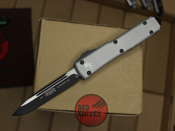 Нож Microtech Ultratech Standard S/E A+++ - серая рукоять, черный клинок