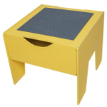 Лего-стол Кубик со съемной двусторонней крышкой и отсеком для хранения деталей