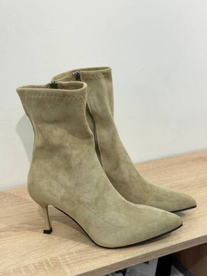Ботильоны из эко замши