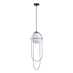 SL1189.403.01 Подвес ST-Luce Черный/Опал E27 1*60W BEATA