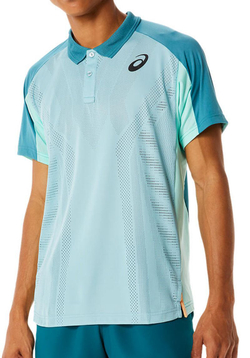 Мужское теннисное поло Asics Match Actibreeze Polo Shirt - Бирюзовый