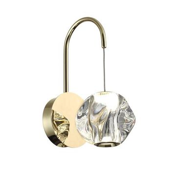 5085/5WL L-VISION ODL25 563 золото/прозрачный/металл/акрил Бра LED 5W 4000K 240Лм JEMSTONE