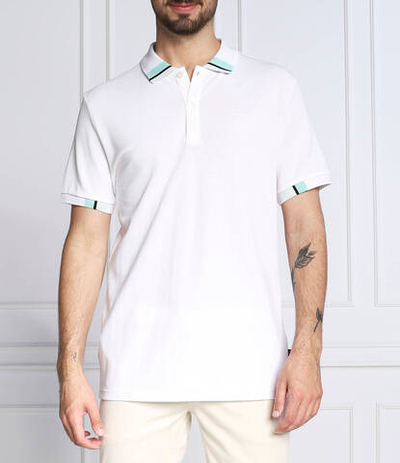 поло pedetail BOSS ORANGE - белый(50472280)