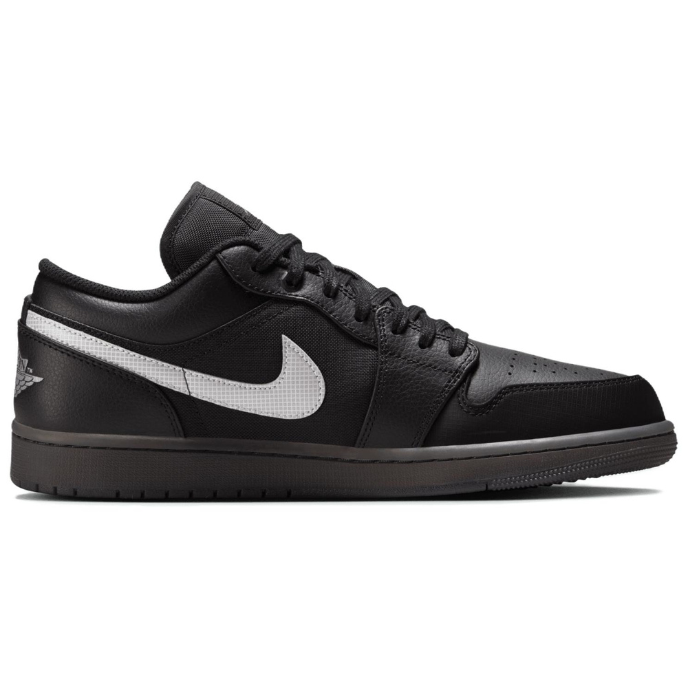 Jordan 1 Low Black White Dark Smoke Grey