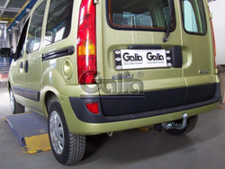 Фаркоп оцинкованный Galia R081A для Renault Kangoo 1998-2010(паспорт и сертификат в комплекте)(без электрики)