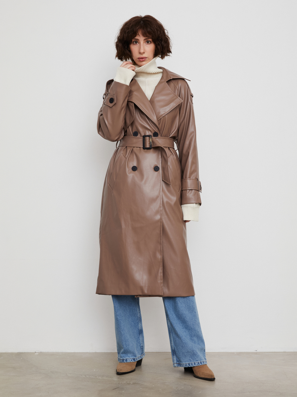 Тренч Police Beige