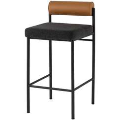 Полубарный стул Bau 65 см, темно-серый