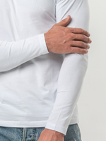 Футболка мужская с круглым вырезом белый