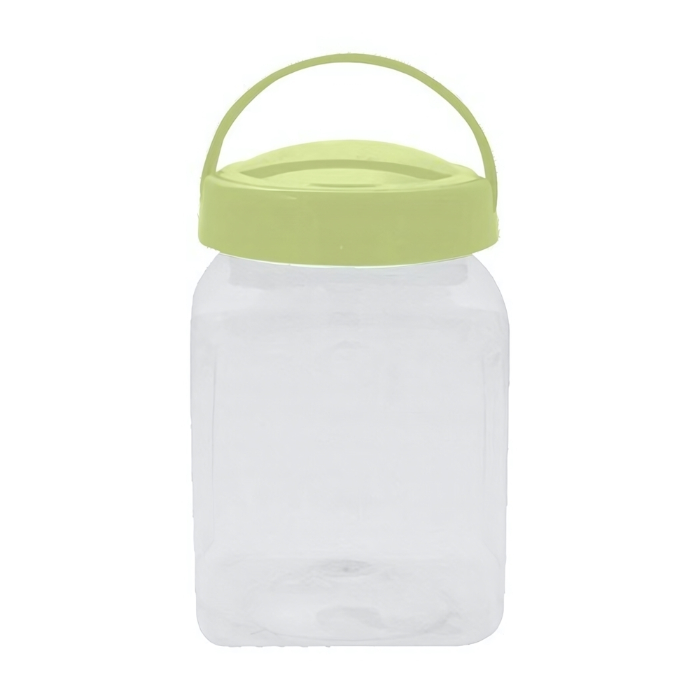 Емкость для хранения "Verona" квадратная 2,0л ПЭТ (салатовый)