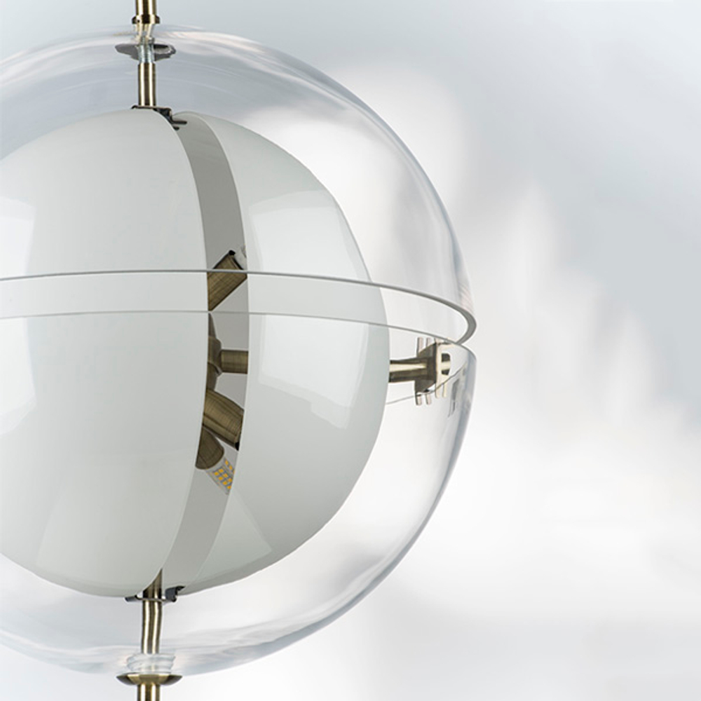 816043 Люстра MODENA 8х40W G9 ЛАТУНЬ/ПРОЗРАЧНЫЙ