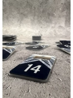 Номерки для ключей акрил 3х5 см