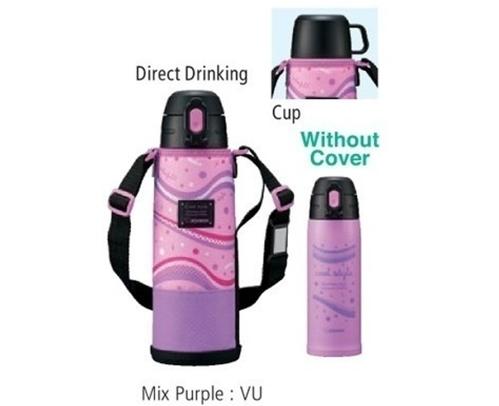 Термос Zojirushi с двумя крышками SP-JB06-AK 0,6 л (сиреневый)