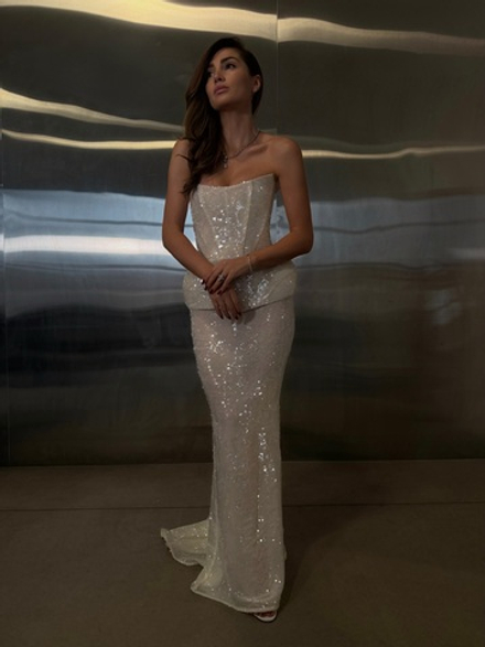 Юбка и корсет с пайетками