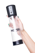 Прозрачная автоматическая помпа для пениса Andreas (Цвет: прозрачный)