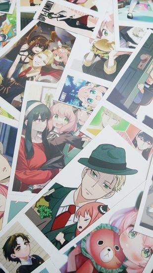 Набор открыток, карточек и наклеек "Семья шпиона / Spy × Family", 188 предметов