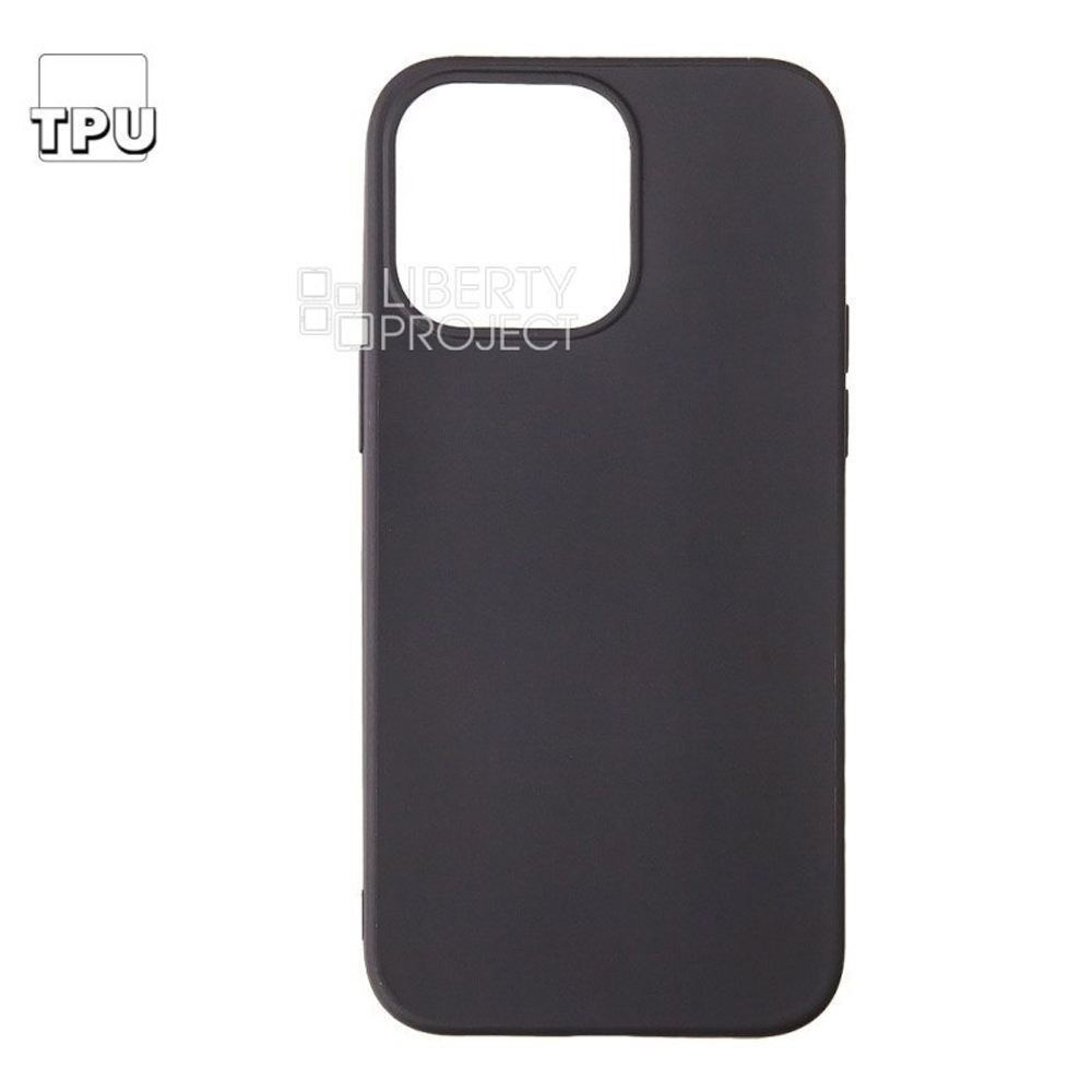 Накладка iPhone 14 Pro силикон черный