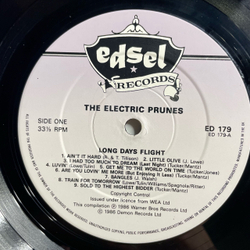 Винтажная виниловая пластинка LP The Electric Prunes Long Day's Flight (Англия 1986)