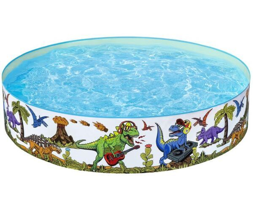 Бассейн складной 183*38 см Dinosaurous Fill 'N Fun Bestway (55022)