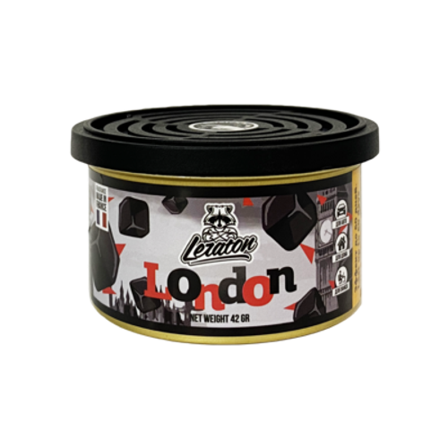 LERATON London (BlackIce/Чёрный лёд) Ароматизатор для автомобиля в банке