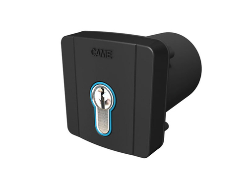 SELD2FDG Ключ-выключатель встраиваемый с цилиндром замка DIN и синей подсветкой, CAME 806SL-0060