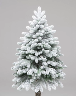 Искусственная елка Валдайская заснеженная 150 см., 100% литая хвоя, ЕлкиТорг (272150)