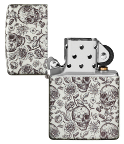 Зажигалка Skeleton Glow in the Dark Green ZIPPO 49458