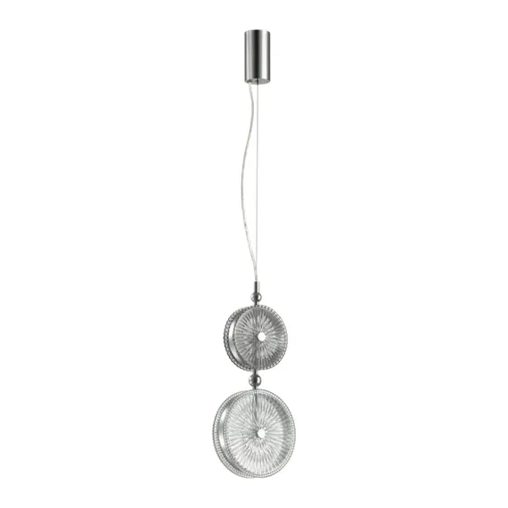 5416/13LA L-VISION ODL_EX23 154 хром/серый/св.серый металл/стекло Подвес LED 13W 4000K CARAMELLA