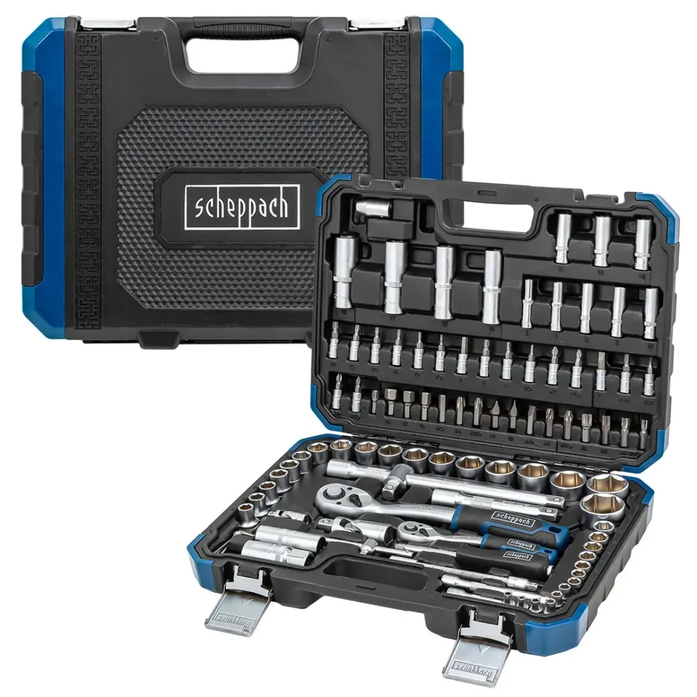 Набор инструментов 1/4'' 1/2'', 94пр. (6-гран) Scheppach Sch-4941-5