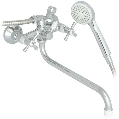 Смеситель для ванны, Frud, с кран-буксой, бел, R22118-7