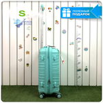 Маленький чемодан IMPREZA GRAPHIC с расширителем, Мятный