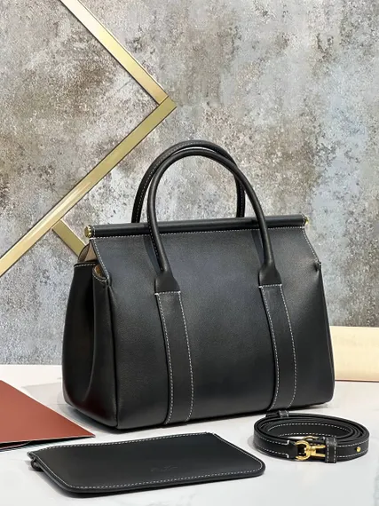 Сумка Loro Piana Loom L25 из гладкой кожи