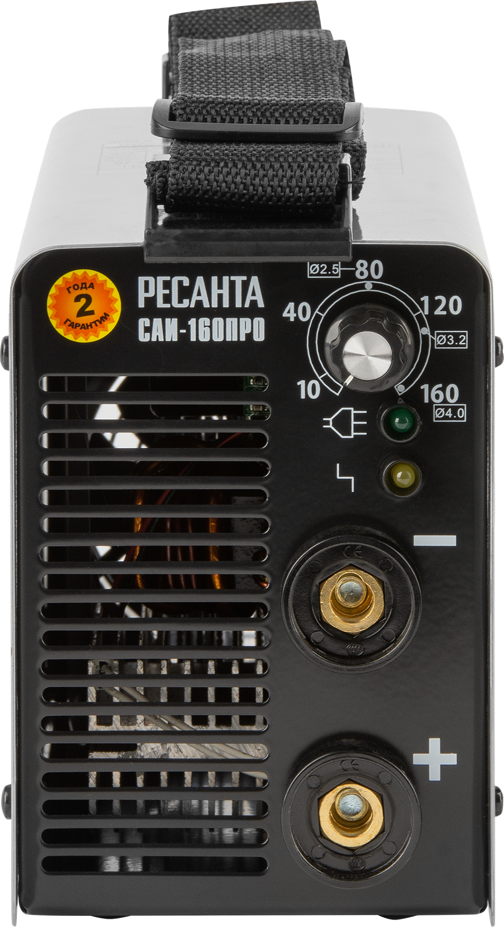 Сварочный аппарат инверторный Ресанта САИ-160 (ММА, 160 А, ПВ - 70%)