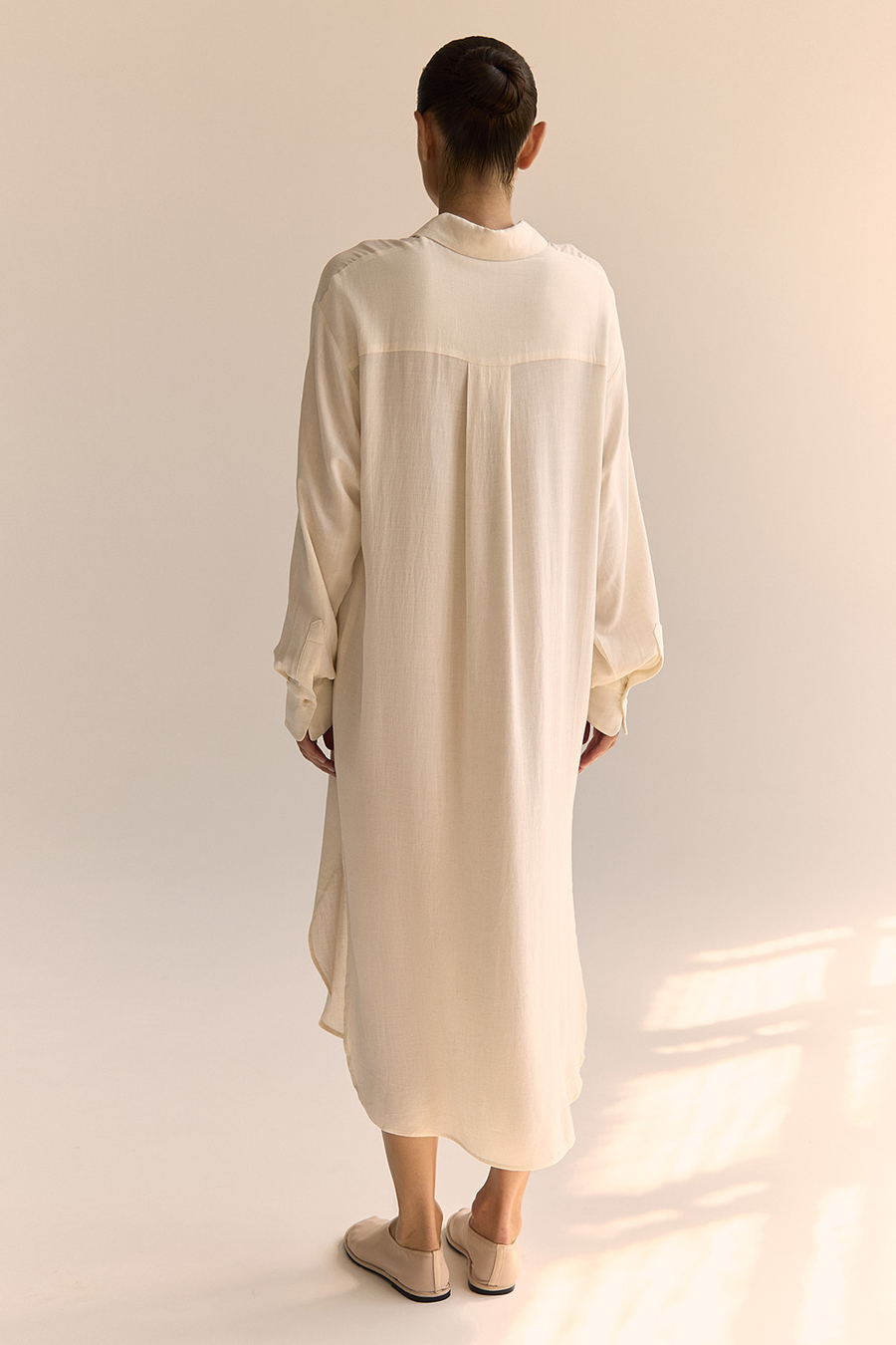 Платье-рубашка MYKONOS Айвори