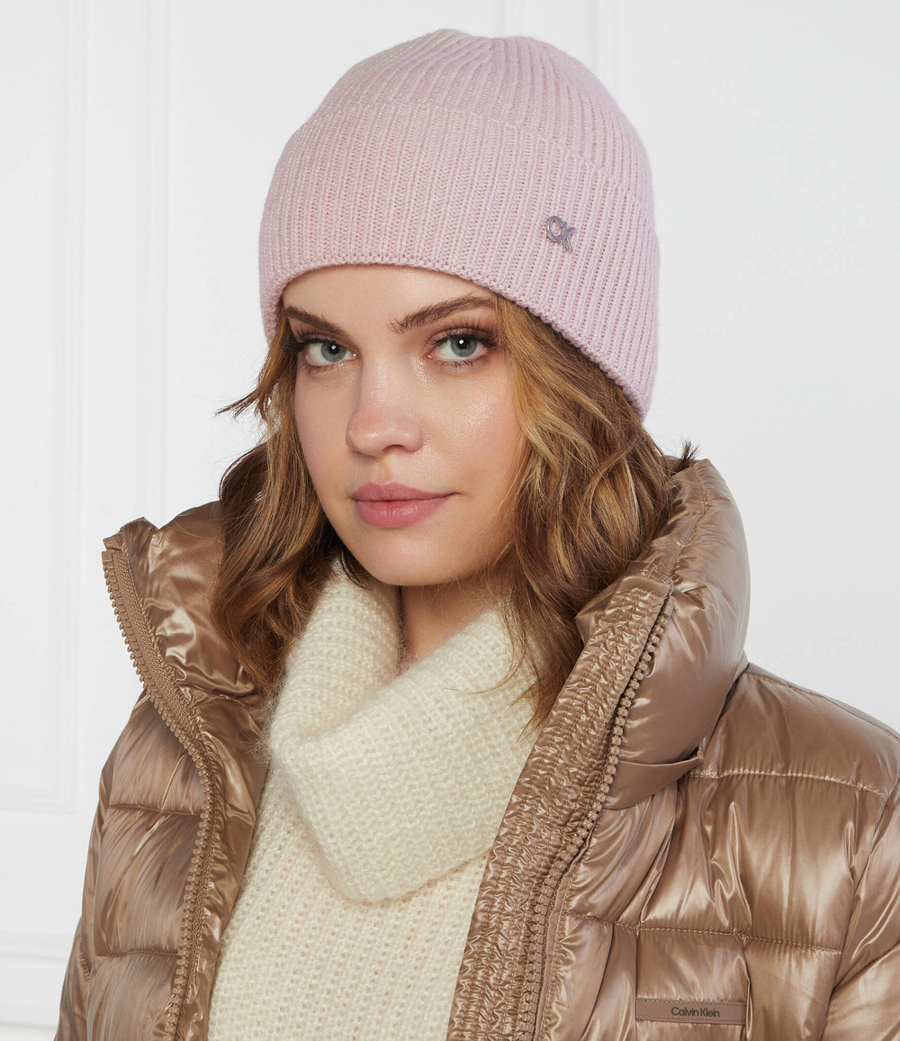 шапка re-lock Calvin Klein - розовый(K60K610214)