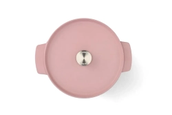 KitchenAid Чугунная кастрюля 26 см 5,2 л розовая