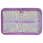 Пенал 190х130мм 1 отделение на молнии с таблистер умножения "Аниме с котиком" (Хатбер)