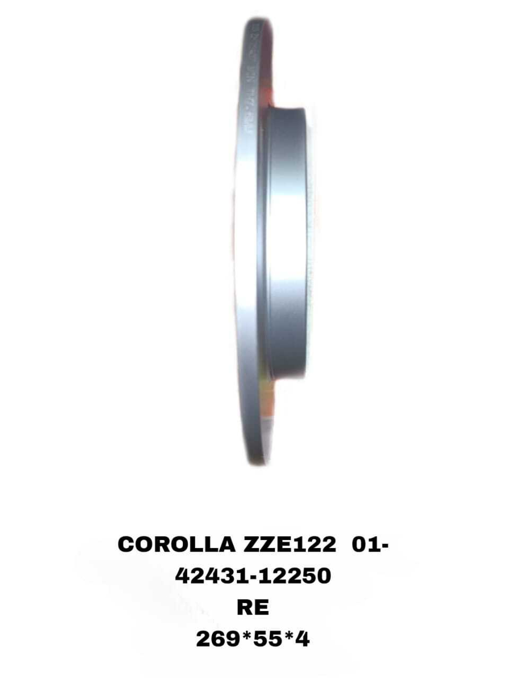 ТОРМОЗНЫЕ ДИСКИ COROLLA ZZE121 2001-2007 RE