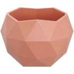 Кашпо для цветов пластиковое 2,5л d-21,8 см «Топаз» Карамельный