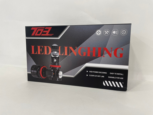 H4 (Линзы) / Светодиодные лампы T03, мини линзы, серия: цикл (2 шт. / комплект)