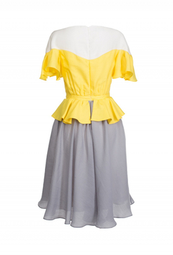 Платье с баской 13-17SS