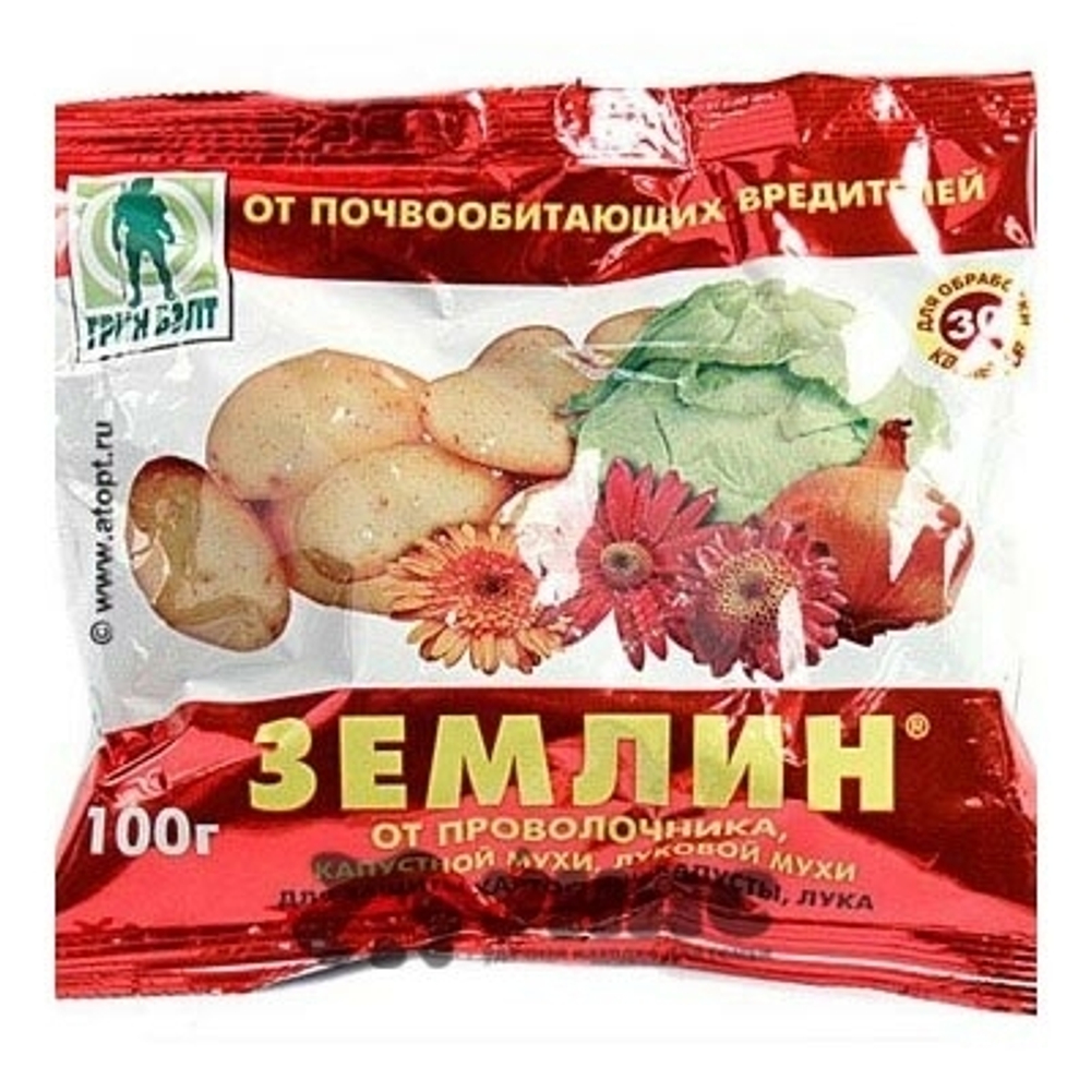 Землин 100 гр от почвенных вредителей "Грин Бэлт"