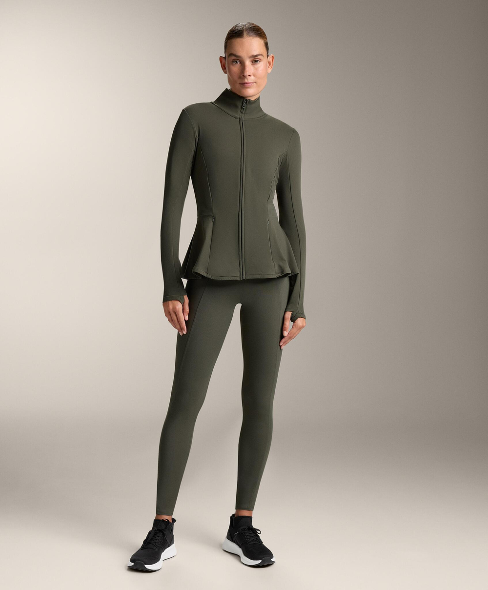 Oysho Легкая куртка, темный хаки