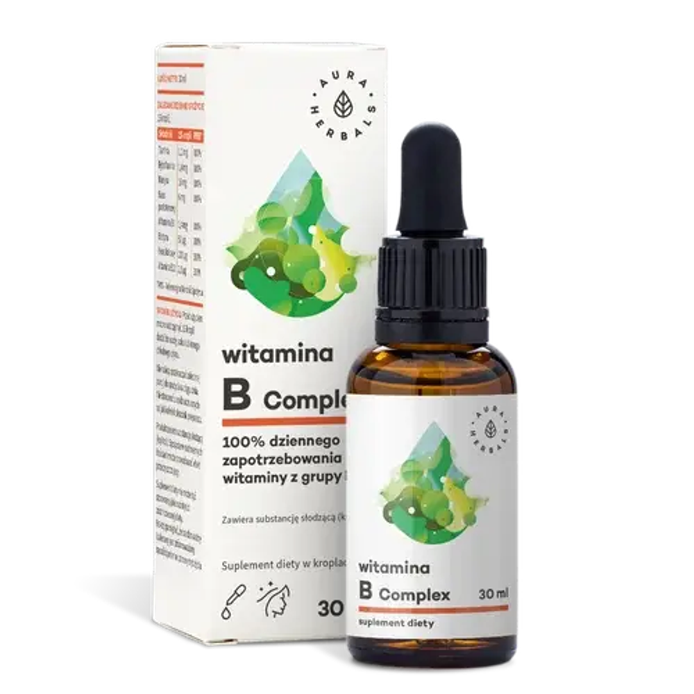 Aura Herbals Капли с комплексом витаминов B, 30 мл