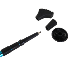 Палки д/скандинавской ходьбы Larsen Adventure 65-135см (3х секц.)