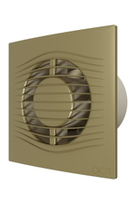 Вентилятор накладной SLIM D100 обр.клапан Champagne DICITI